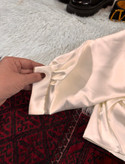 شومیز مجلسی زنانه و دخترانه ساتن ال ایکس حلقه |مزون مریکا